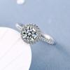 New 925 Sterling Silver Ring High Quality Luxury Zircon for Women Wedding Fine Jewelry Accessories Party Gifts