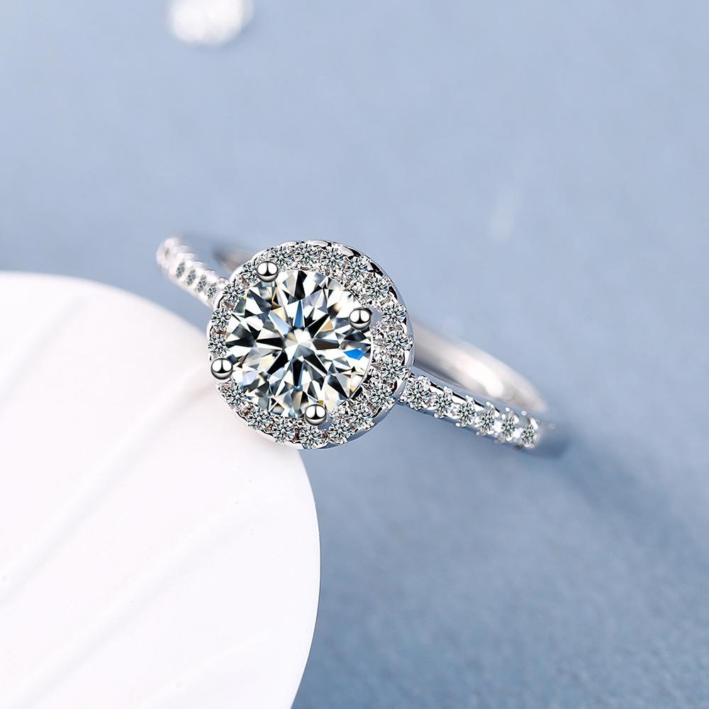 New 925 Sterling Silver Ring High Quality Luxury Zircon for Women Wedding Fine Jewelry Accessories Party Gifts