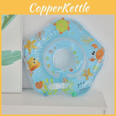 Baby Inflatable Swimming Ring Neck Float For Newborn Infant Toddler Bath Neck Collar 6 Months 0 Years Old Kids