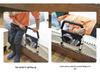 Elderly Anti-Fall Bedside Assist Handrail - Universal No-Punch Support Frame