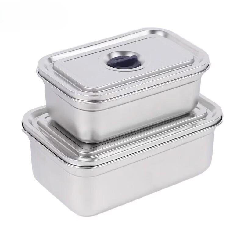 ZISIZ Stainless Steel Fresh-keeping Lunch Box Set