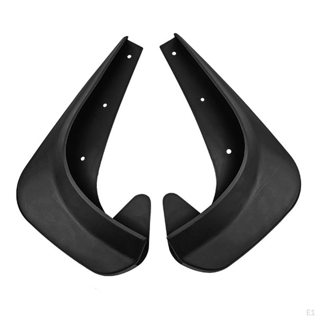 4x Mud Flaps Automotive Fenders No Drill Exterior Parts Easy Installation Replaces Universal Front