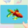 3D Children's Stickers DIY Handmade Sticker Toys Gifts Geometric Collage Sticker Book