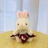 Cute Soft Rabbit Plush Doll  With Soft Short Fur And Pp Cotton Filling For Kids