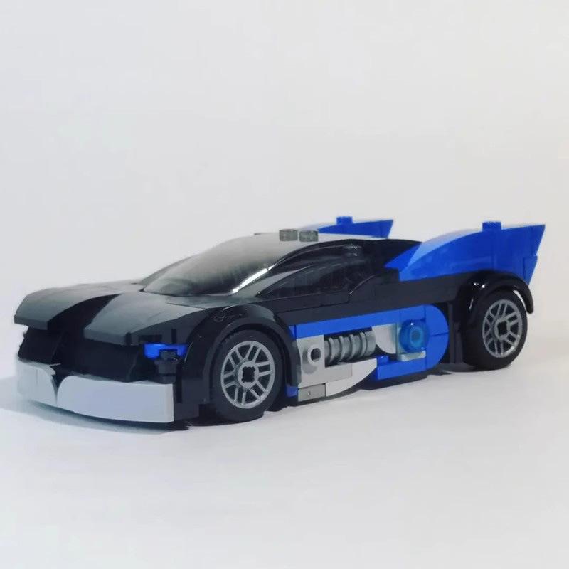 MOC Building Blocks Assembled Chariot Batmobile Mark 1 Puzzle Boy Gift Sports Car Toy Car Model