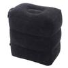 Inflatable Foot Rest Promote Blood Circulation Relieve Fatigue PVC Flocking Inflatable Footrest Cushion for Travel