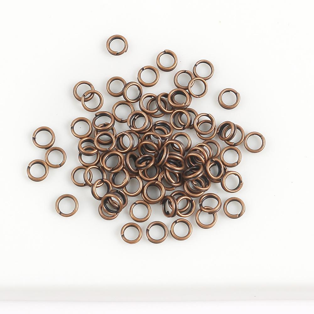 4-20mm Double Loop Jump Rings for DIY Jewelry and Keychain Accessories
