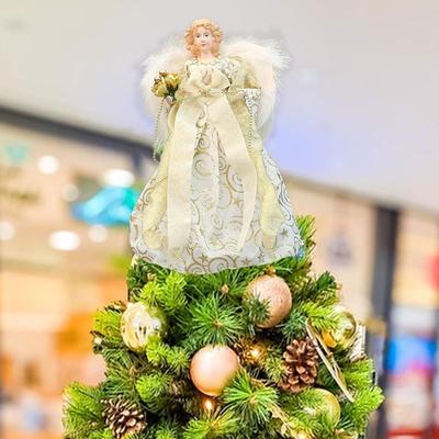 Melek Ağaç Tepesi Figür Noel Süsü Yatak Odası için Dekorasyon