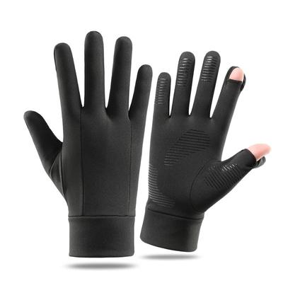 Riding Gloves Outdoor Cycling Warmth Anti Slip Waterproof Flipping Finger Touch Screen Skiing Luva Warmth Windproof Gloves