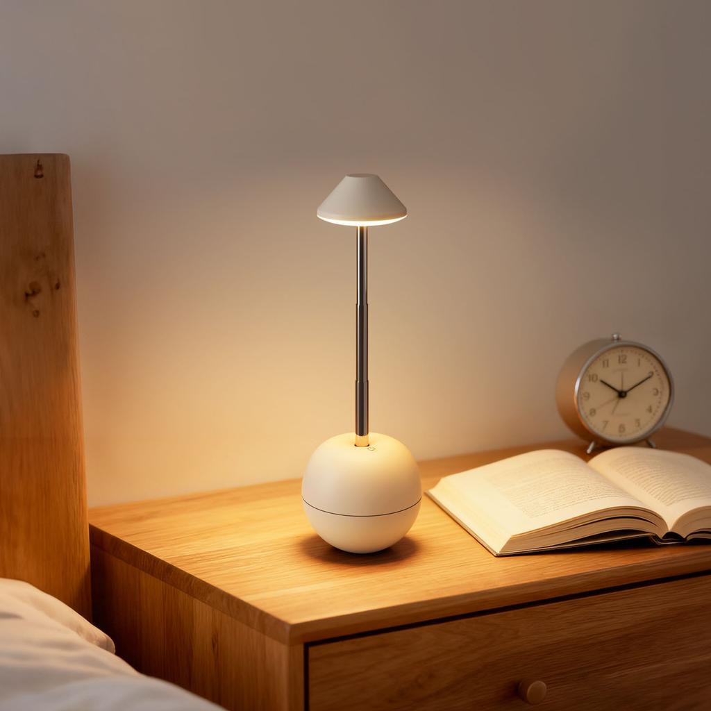 Rechargeable Touch Small Table Lamp with Remote Control LED Table Light Nightstand Lamp for Bedroom Living Room Nightstand