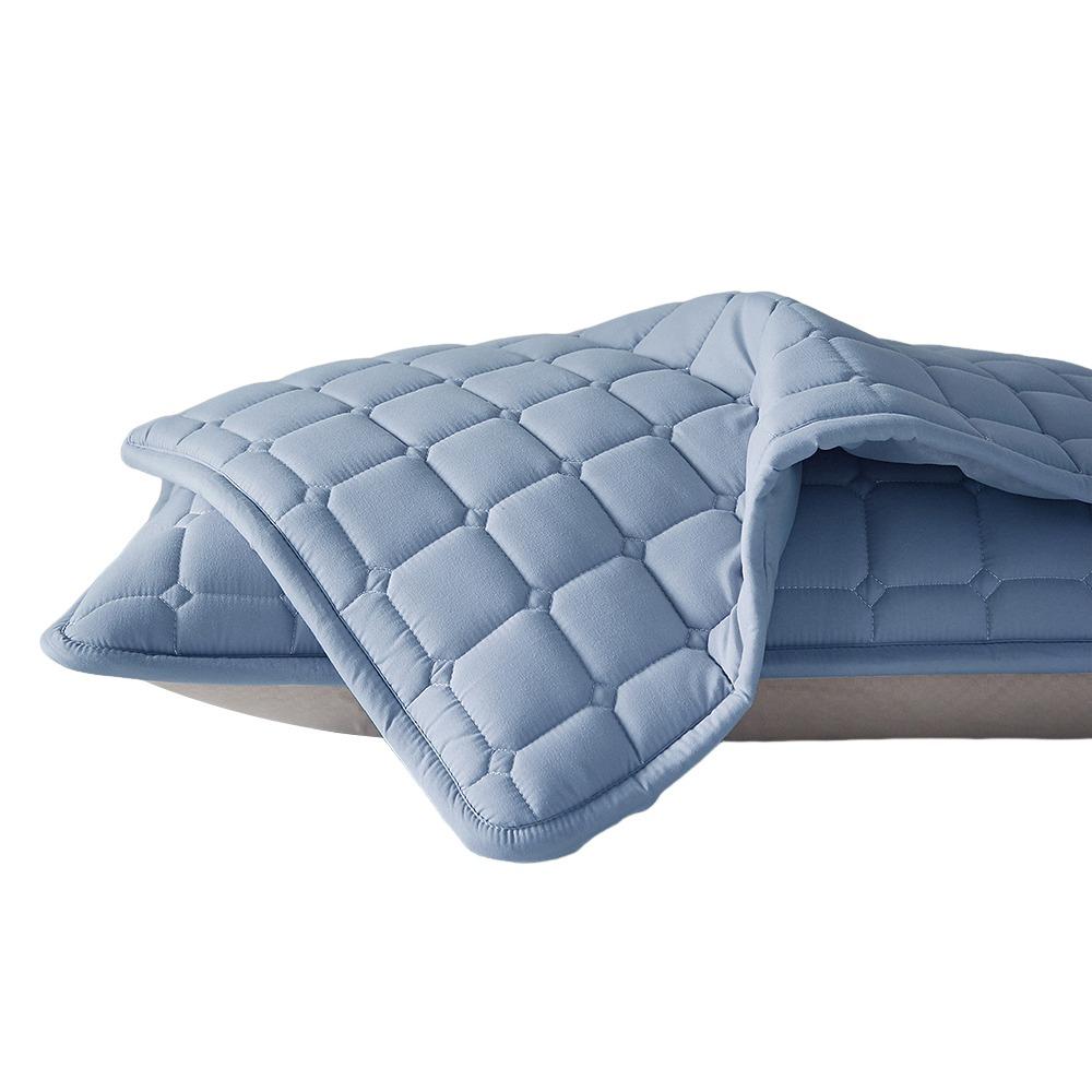 

Head oil Pillow Case Protector 74*48cm Pillowcase Simple Pillow Cover for Bedroom Decoration синий
