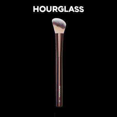 No. 15 Liquid Blush Brush, Angled Contour Brush, Loose Powder Brush, Professional Beauty Tools