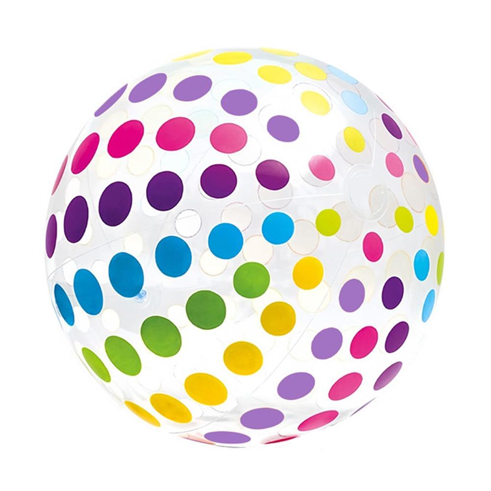 Striped Pattern Colorful Striped Ball Transparent Material Transparent Ball Beach Ball  Beach Party