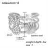 Qiong Yao 18k Gold-Plated Zircon Octopus Starfish Ring - Fashionable and Durable Index Finger Jewelry