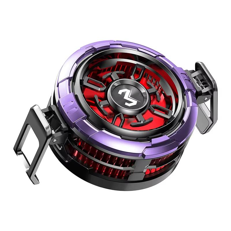 2 IN 1 Mobile Phone Cooler Semiconductor Cooling Fan Freeze Radiator Magnetic Back Clip Holder For iPhone Samsung Xiaomi PUBG