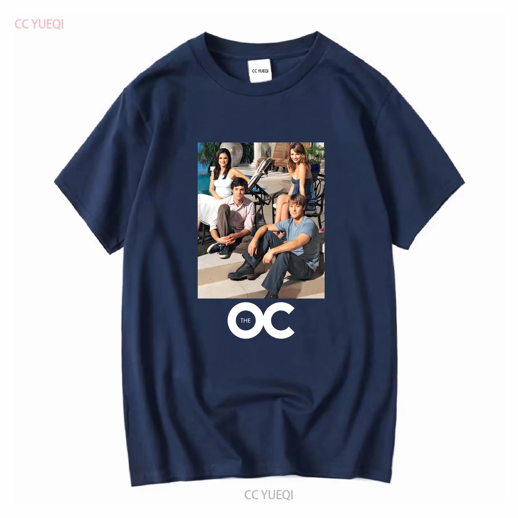 

the oc cast photo unisex cotton fandom tee seth summer marissa ryan oversized graphic fan T Shirt long or short sleeves Stylish L