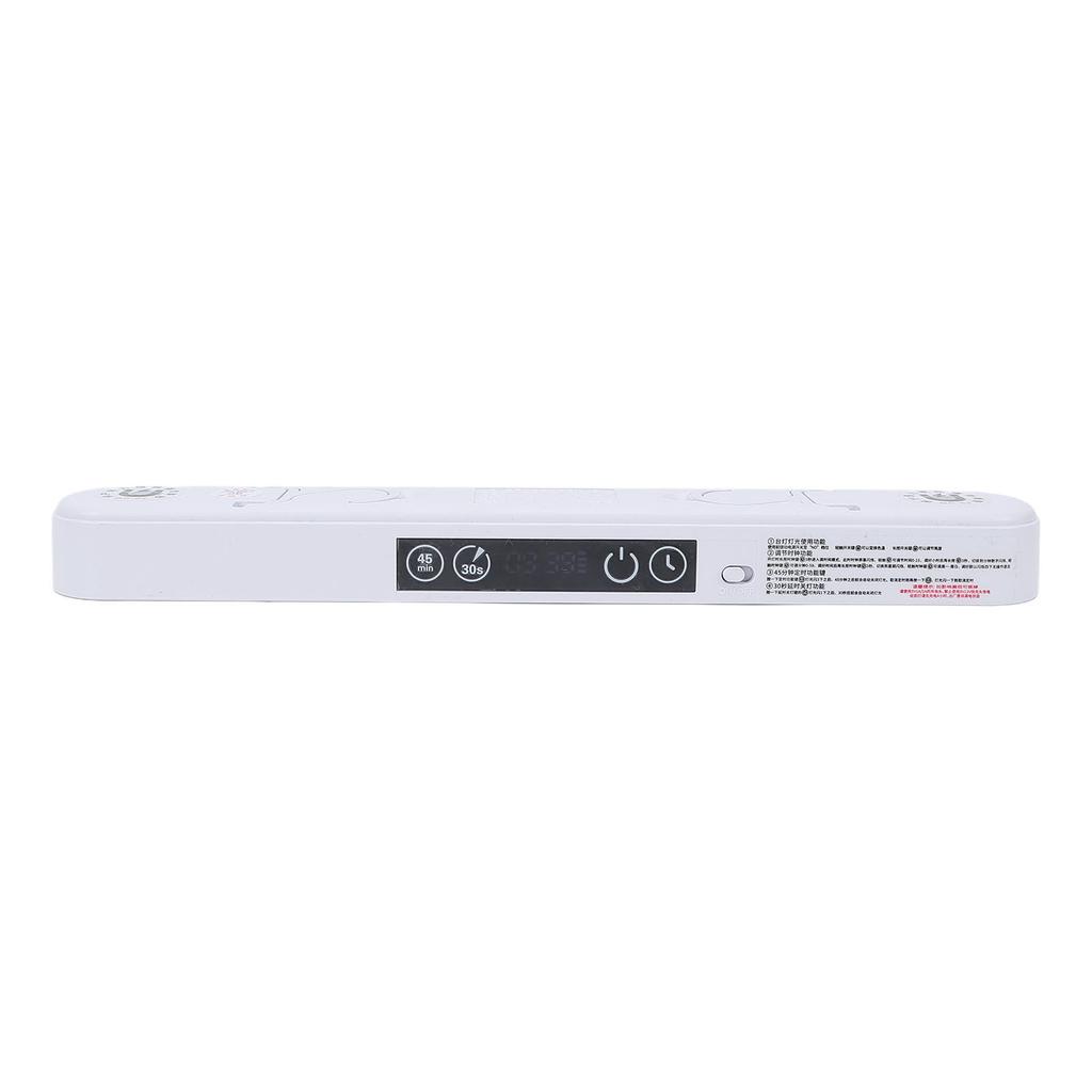 Magnetic Desk Light Bar with Remote Timer Hook and LED Display Wireless Under Cabinet Lighting for Dorm Closet Bunk Bed