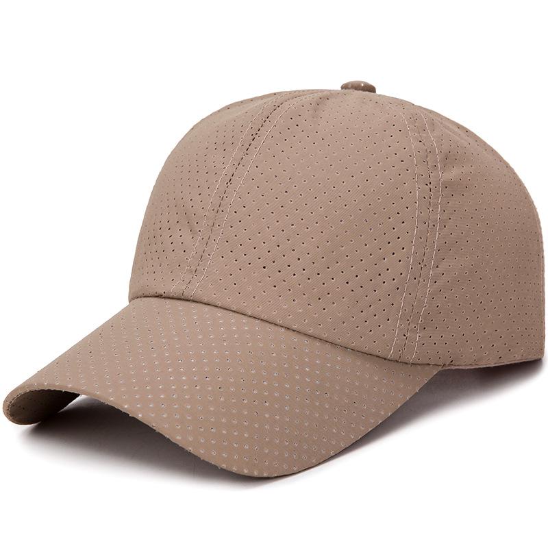 Hat Summer Men's Light Plate Baseball Hat Quick Drying Mesh Breathable Printing Tide Punching Sunshade Duck Tongue Hat