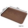UOSO Rectangular Faux Wood Grain Serving Tray