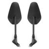 UNIVERSAL Pair M10 Rearview Mirrors for Motorcycle Custom Cruiser Cafe Racer