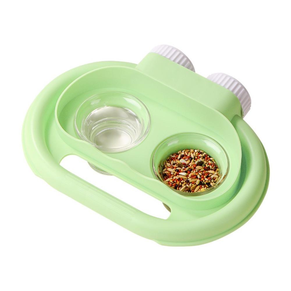Splash-Proof Bird Water Food Bowl Removable Bird Cage Bowl Practical Parrot Feeder  Cockatiels