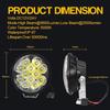 X-STYLE 36W LED světlomet pro nákladní vozidla, dálková/potkávací světla, bílý, 5,75 palce, 12 V, 24 V,