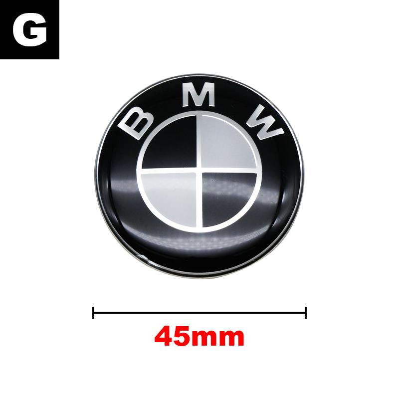 LKCW9 4.5cm Steering Wheel Emblem Sticker Steering Wheel Center Sticker For BMW E46 E90 F30 F20 F10 G20 G30 X1 X3 X5 M Interior Logo