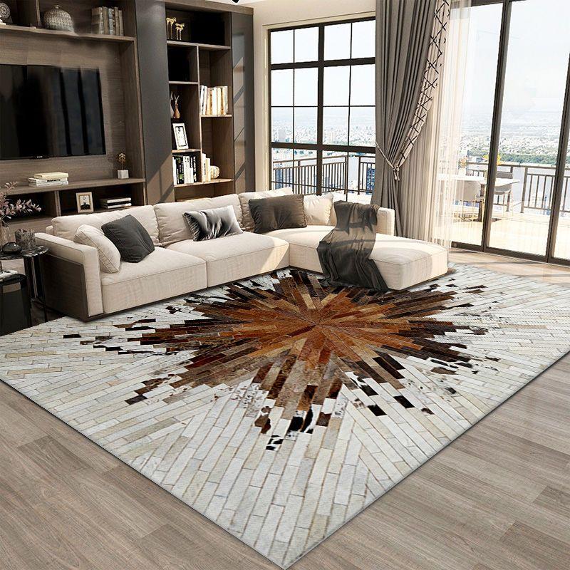 Imitation Animal Cowhide Washable Carpet Home Decoration Zebra Pattern Living Room Carpets Bedroom Bedside Sofa Rug Porch Mat