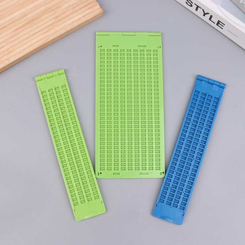 1Set Braille Writing Stylus Paper Kit Practical And Portable Learning Supplies Blind Education Supplies For School Beginners