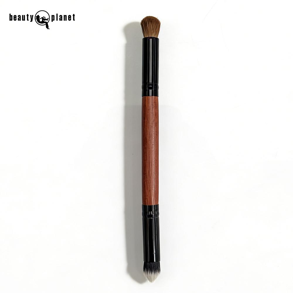 Beauty Planet Dual Ended Makeup Brush Natural Hair Multi-Functional Blending Eye Makeup Brush Custom Eyeshadow Brush Beauty Tool regular size