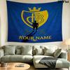 Custom Name FC Basel Printed Tapestry – Wall Hanging for Bedrooms, Dorms, and Home Decor