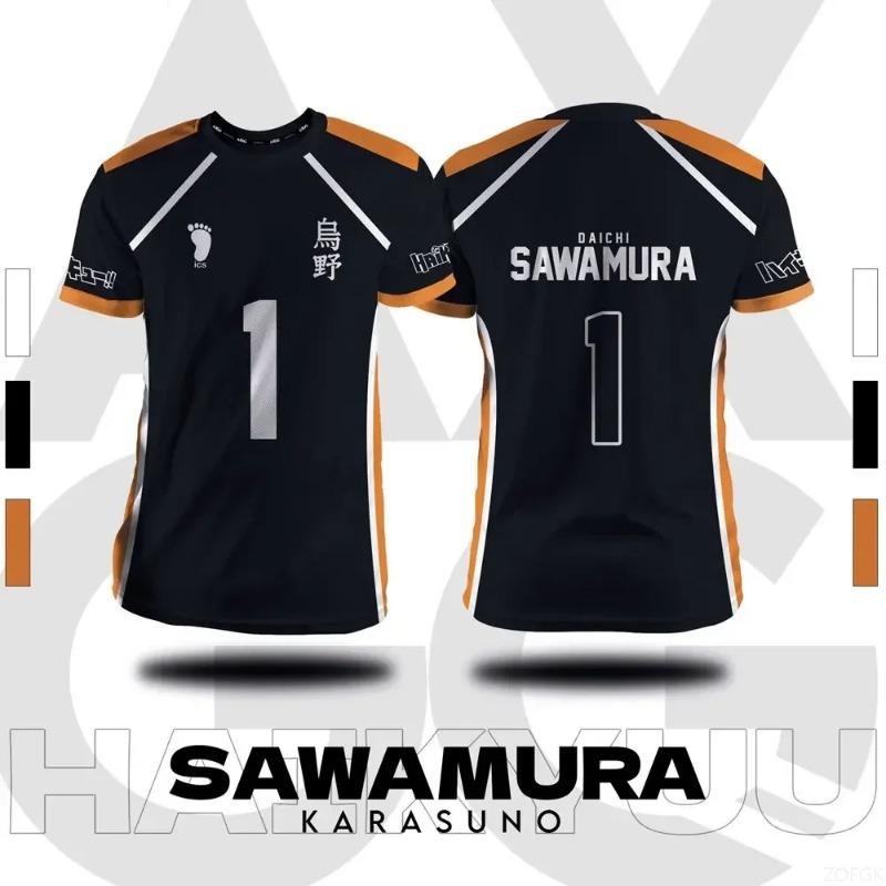 Camisetas Esportivas Para Homens Capitão Tsubasa Anime Jersey Cosplay Tops Personalizados Soltos Masculino e Feminino Roupa Esportiva de Secagem Rápida Camisetas Infantis