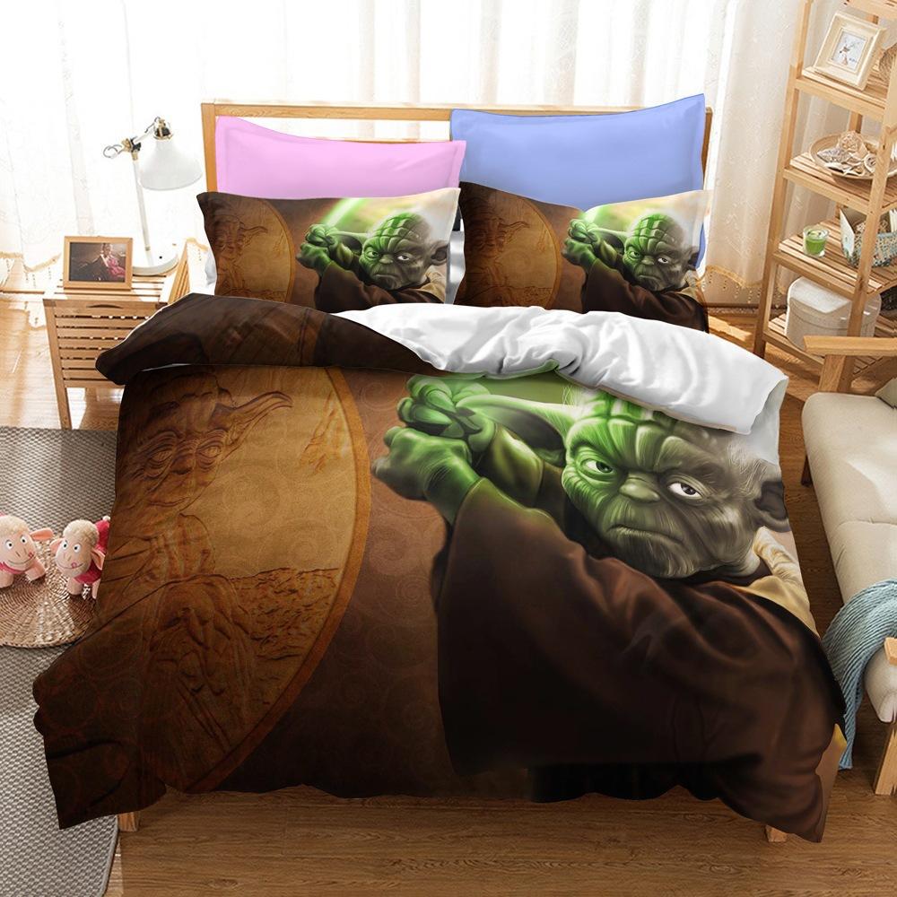 

Bedding Kit Yoda Master Series Size Three-Piece Quilt Cover AU King 245x210cm