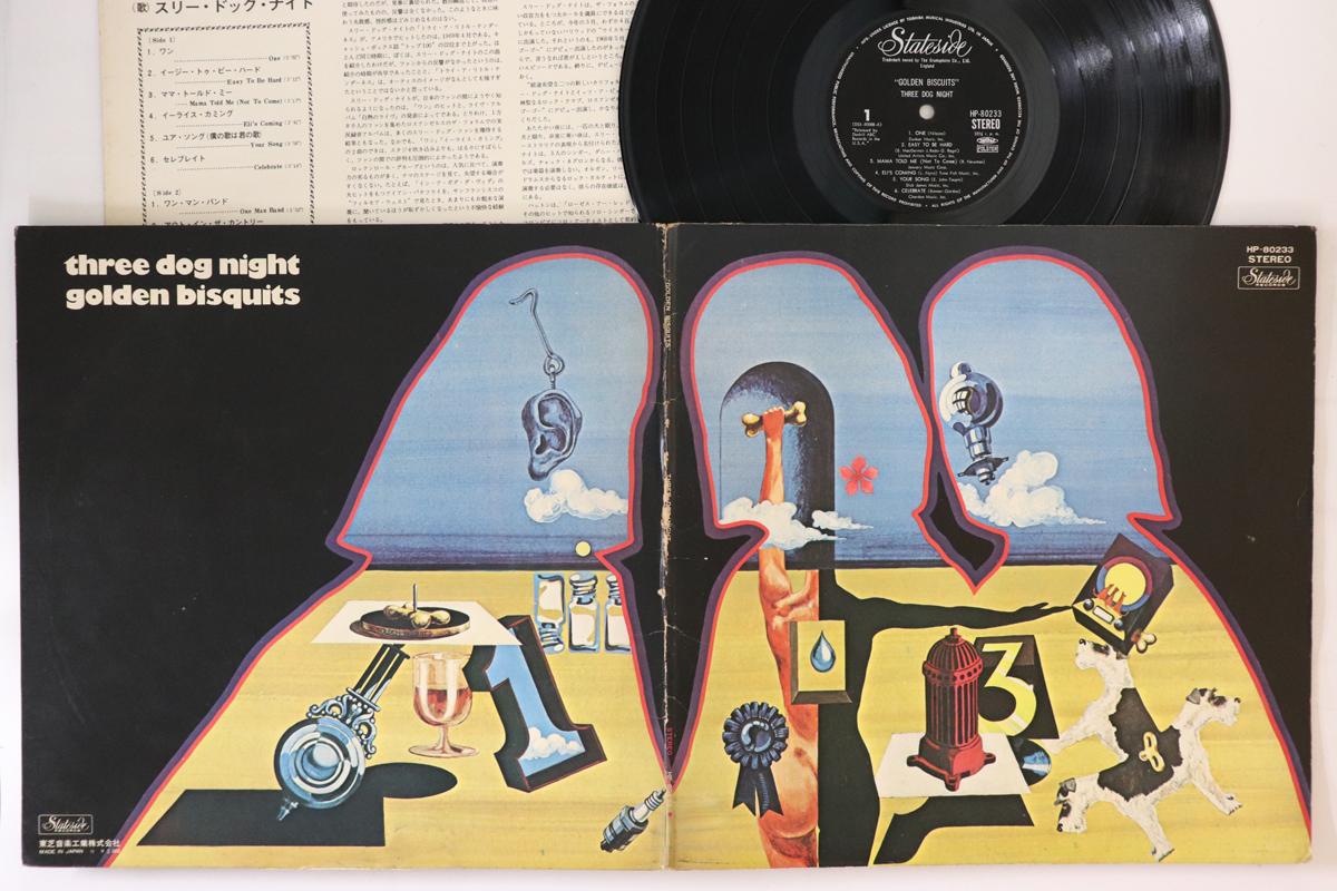

LP Пластинка THREE DOG NIGHT - Golden Bisquits HP80233 STATESIDE 1971 Япония Рок Б/У