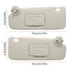 Inside Sun Visor Left Right Side Car Sunscreen Shade P95327507 P95327509 for Chevrolet Sonic 2012-2019 Spark 2013-2016
