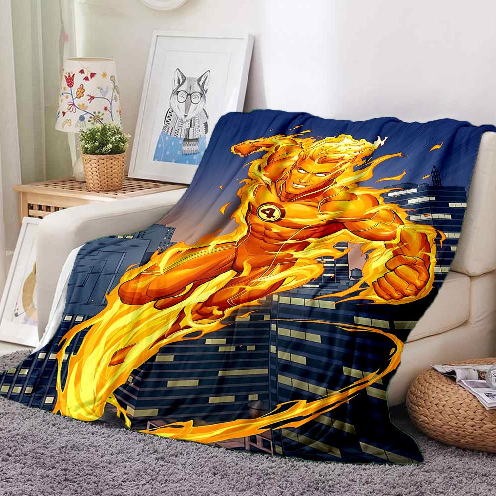 1pc Flash superhero Blanket Lightweight Flannel Throw For Sofa, Bed, Travel, Livingroom, Office, Couch, Chair, And Bed