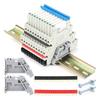 Relays Set SPDT Switching 24 Volts Double Power Including Mounting Accessories For Controls System Space Saving