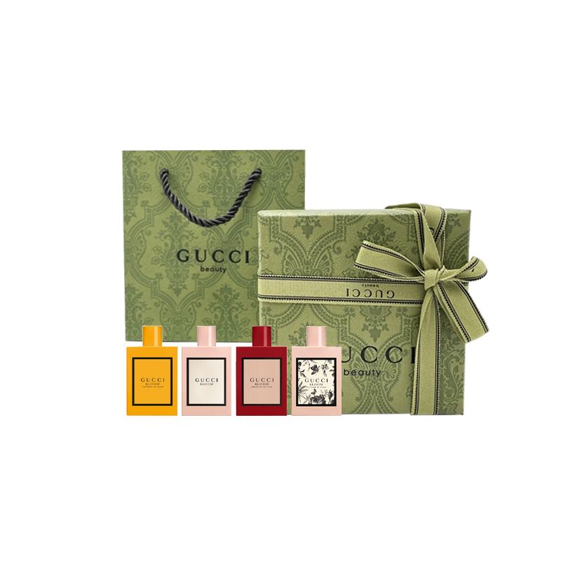 Парфюм Gucci Q набор для знакомства с ароматом/парфюмом Серия Huayue Набор пробников 5мл*4 Hua Yue Women + Hua Yue Dream + Hua Yue Honey + Hua Yue Fragrance зелёный