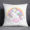 Cartoon Pink Unicorn Collection Pillow Gift Home Office Decor Pillow Bedroom Sofa Car Cushion Cover Pillowcase