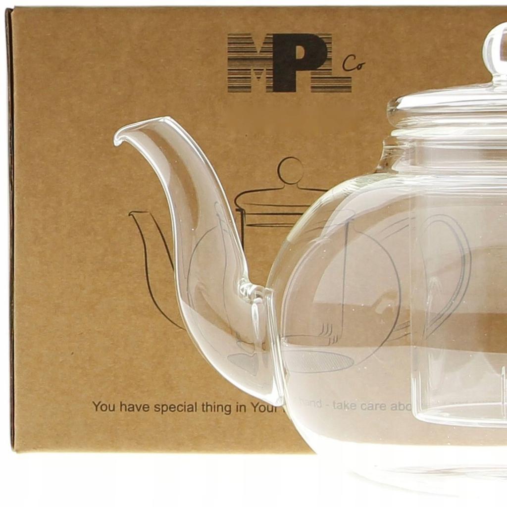 Glass Jug With Infuser 1L For Tea Coffee Water Hot Filter Strainer