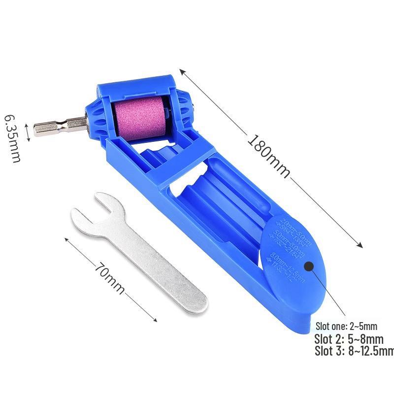 Electric Portable Drill Bit Sharpener for Iron Straight Shank Twist Drills