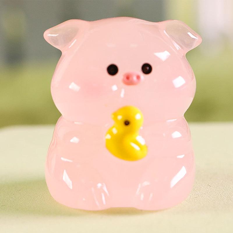 1 шт. светящаяся мультяшная модель свиньи — фото 6