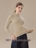 Slim-Fit Half-High Neck German Velvet Warm Mid-Neck Cashmere Knitwear Top
