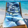 Game Seed Zenless Zone Zero Towel Sports Quick Dry Travel Camping Gear Sandproof Soft Light Large Beach Towel