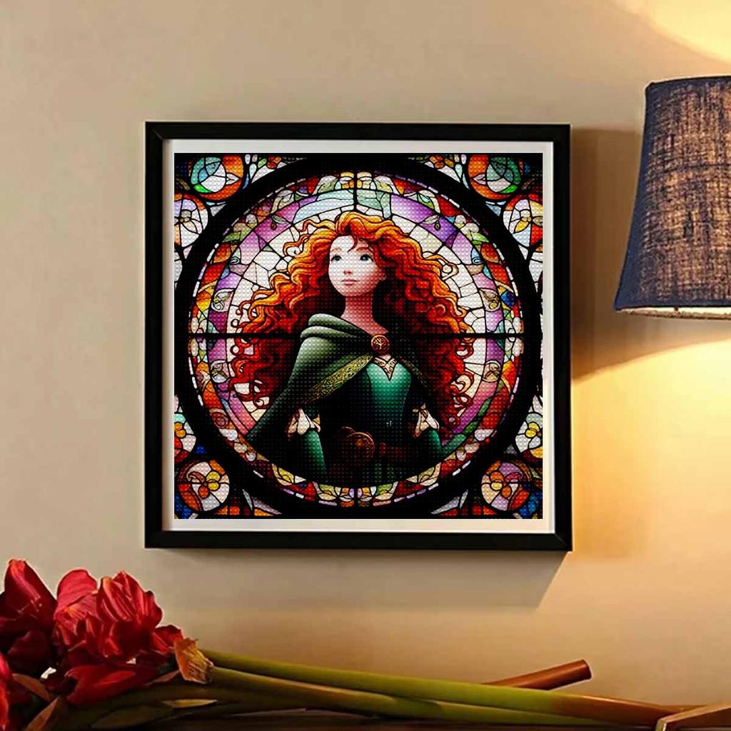 Disney 5D Diamond Painting Princesses Cross Stitch Mosaic Kit Home Decor Wall Sticker DIY Handmade Gift