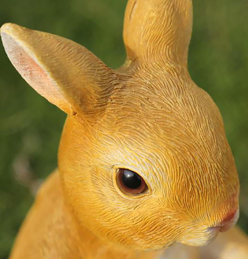 Umely Garden Ornament Garden Interior Animal Garden Frog Figurine, Decoration, Decor, Ornament, Rabbit, Hedgehog, (Rabbit)