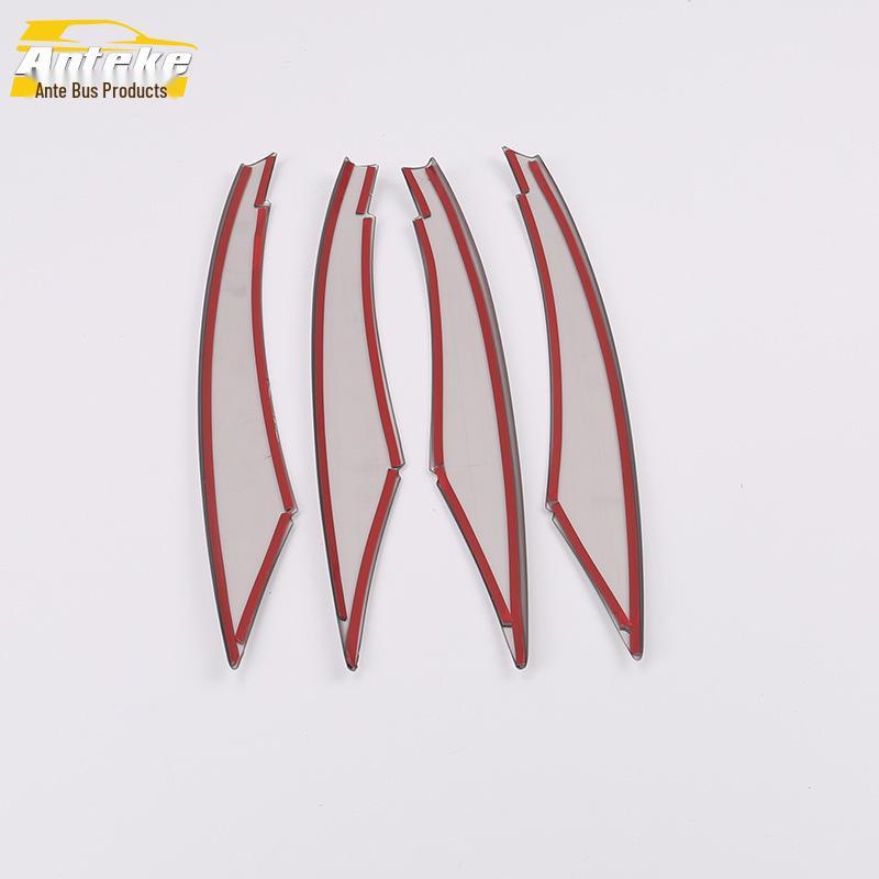 Front Fog Light Cover Sticker for 19 A200L - Stainless Steel Exterior Modification Accessories