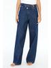 European & American Women's High-Waisted Personality Straight-Leg Jeans