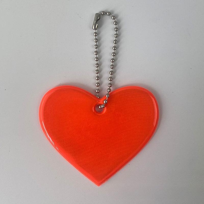 2Pcs Color Music  Safety Reflector Reflective Keychains Car Keyrings Charm Bag Accessories for Jacket BackPack Strollers Wheelchairs