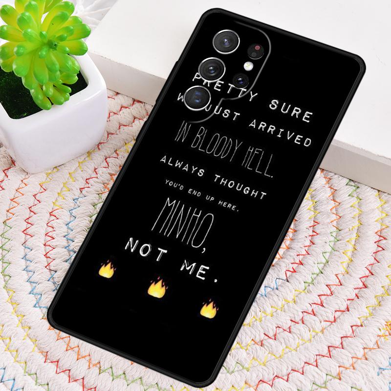 Newt Quotes The Maze Runner Cool Silicone Phone Case For Samsung Galaxy note 10 pro S26 S25 S24 S23 S22 S21 Plus Ultra Cover